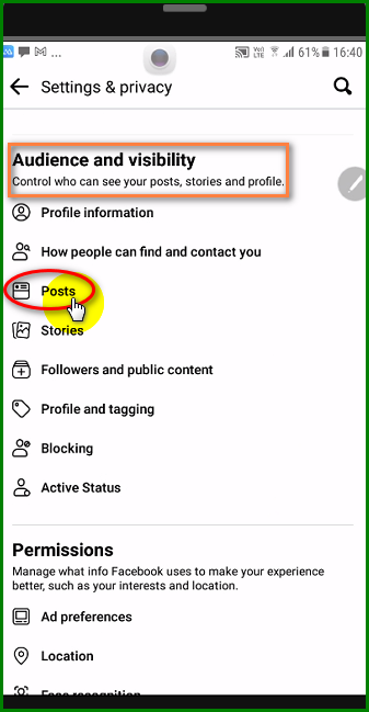 Make Facebook private on your smartphone 4
