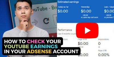 check your YouTube earnings in your Adsense account